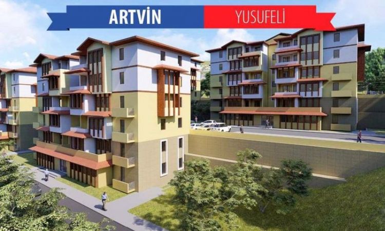 yeni yerleşim yerindeki hak sahiplerinin konut ve iş yerleri kurayla belirleniyor